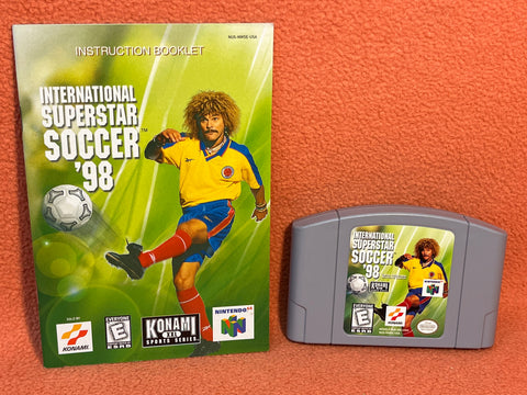 International Superstar Soccer 98 w/ Manual