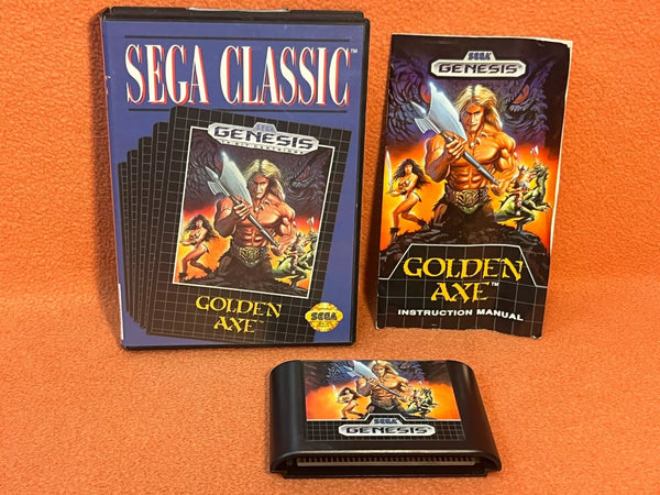 純正インスト+取扱説明書　ゴールデンアックス　GOLDEN　AXE　SEGA 純正インスト+取扱説明書 ゴールデンアックス GOLDEN AXE SEGA