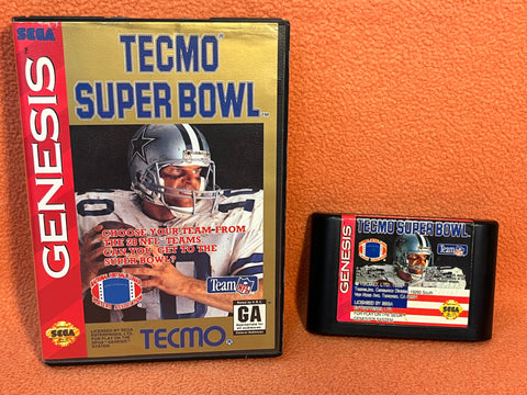 Tecmo Super Bowl w/ Case